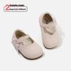2026 Children's Leather Princess Shoes - Bowknot, Non-slip, Soft Sole, Doll Print