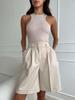 Summer New High Waist Shorts for Women Casual Loose Wide Leg Solid Shorts Female Short Pants Y2k Booty Shorts