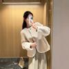 New Winter Environmentally Friendly Fur Coat Women's Short White Loose Lamb Wool High-end Rabbit Fur Plush Top