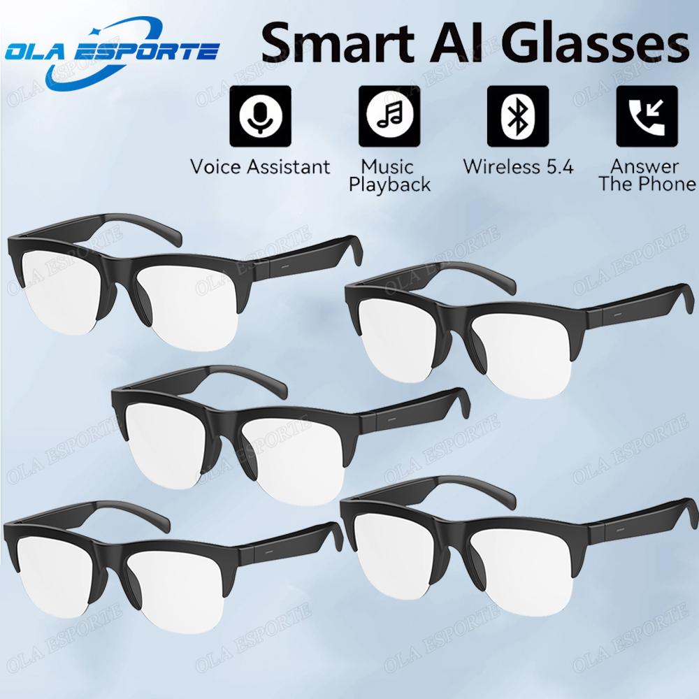 2026 Photosensitive Color Change Smart Glasses Man Bluetooth Voice Calls Control Music UV Polarized Sunglasses Headphone Glasses