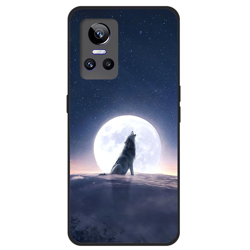 For Realme GT Neo 2 5G Case TPU Silicone Soft Cartoon Clear Case for Realme GT Neo 2 3 Neo3 Phone Cover Neo2T Transparent Coque