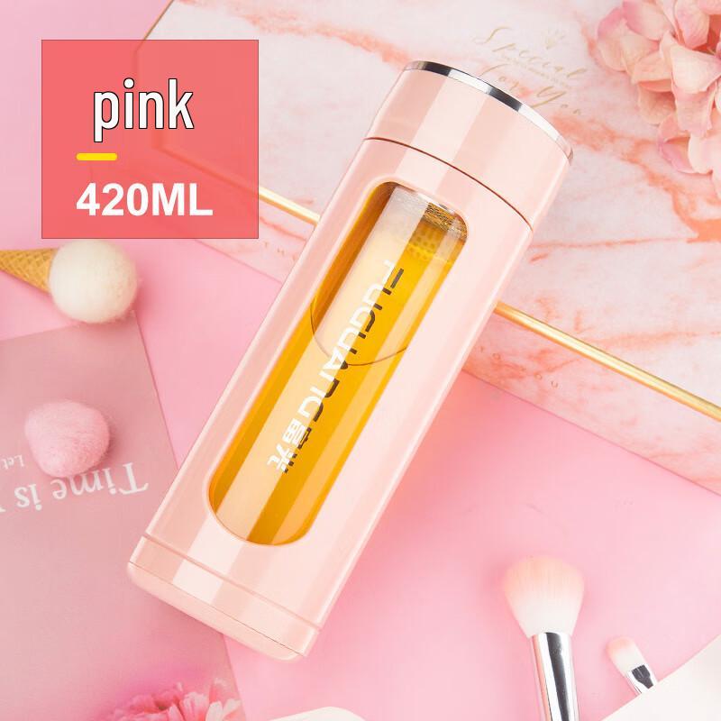 Fuguang Portable High Borosilicate Glass Tea & Water Bottle