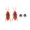 10Pcs/Lot Lifelike Model Simulation Fake Cock Bug Roaches Toy Prank Trick Toys