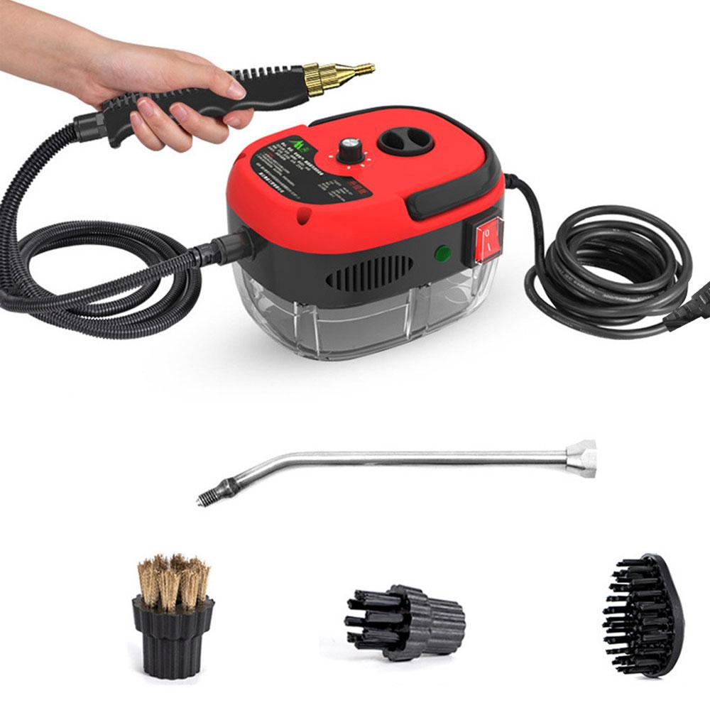 

Ручной пароочиститель Высокотемпературная бытовая стерилизация для кондиционера, дивана, кухонной вытяжки Автомобильный пароочиститель 2500 Вт 110V