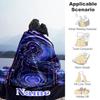 Alien Customize Text Blanket Throw Personalized Blanket Ultra-Soft Versatile for Picnics Chair Nap Bed Four Seasons Universal