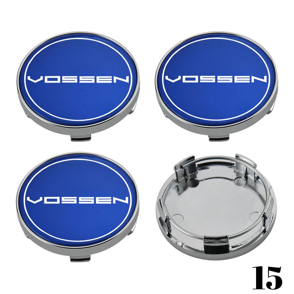 Emblem VOSSEN Mittelkappe 58mm 60mm Radkappe Nabenkappe 62mm 63mm Radkappe 65mm JDM Styling Sportfelge Reifen Autozubehör