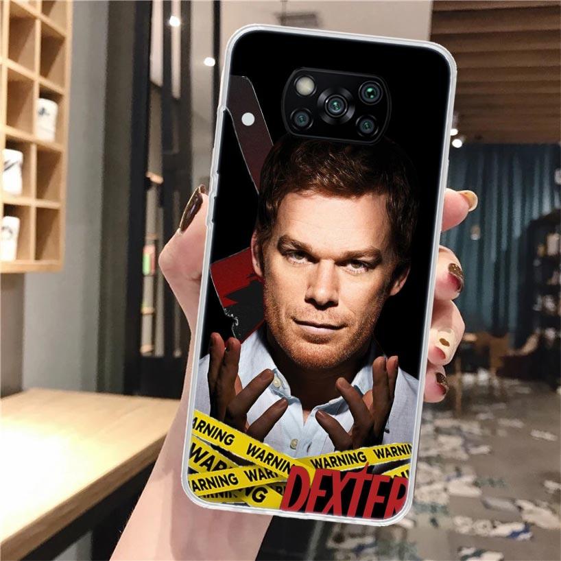 TV Show Dexter Morgan Soft Phone Case For Xiaomi Poco X3 X5 X6 X7 Pro X4 NFC F7 Ultra F6 F5 M6 M5S M4 M3 F4 Gt F3 Fundas Cover
