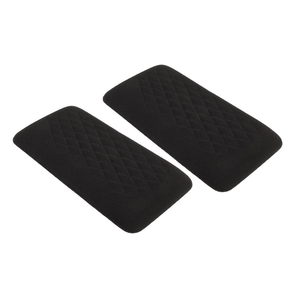 2pcs Car Leg Pads Sponge Soft Universal Automobile Center Console Knee Elbow Pad Cushion Black