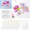 Cartoon Quicksand Silicone Molds Quicksand Casting Epoxy Mold Candy Silicone Mold Resin Jewelry Mold for Keychain Charm