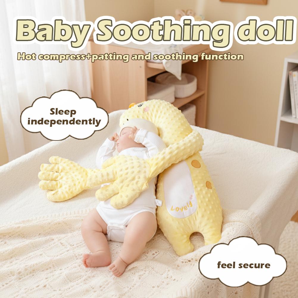 Nursery Sleep Aid Comforting Hand Doll Offer Comfort Soothing Doll Hand Infant Exhaust Pillow Pacify Doll Comforting Toy