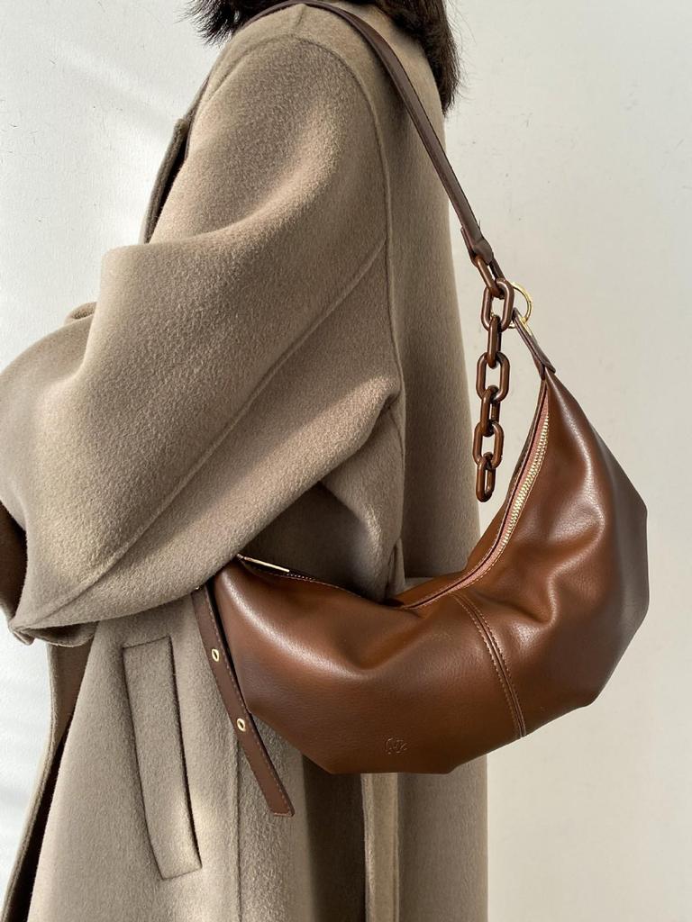 2026 Trendy Women's High-Quality Textured Crossbody Underarm Bag - Niche Design Single Shoulder Dumpling Bag