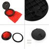 Black Deck Plate Ranking with Red Waterproof Bag Corrosion Resistant Deck   with Storage Bag for Kayak Canoe Accessory