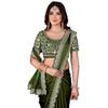 Women's Elegant Designer Sarees Premium Rangoli Fabric with Embellished Border, Lightweight and Stylish Ethnic Wear - Perfect for Parties,