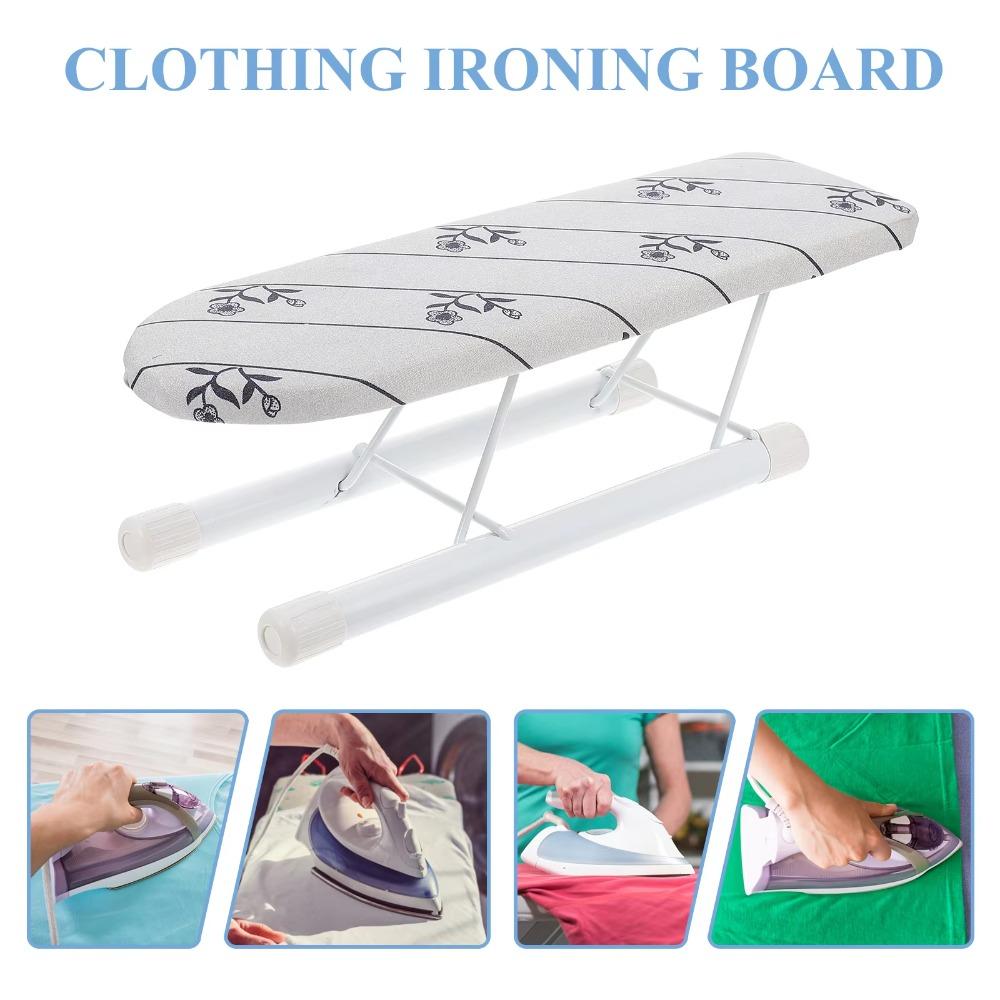New Foldable Mini Ironing Board Metal Household Ironing Board Rack Sewing Table Portable Clothes Ironing Cover