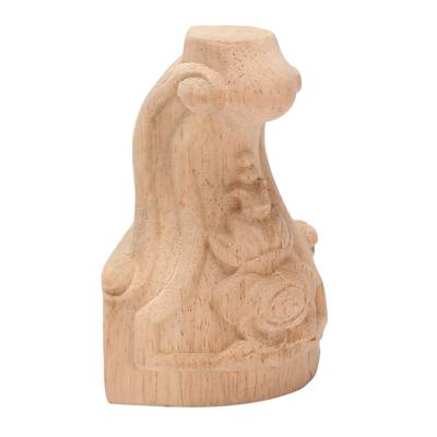 T02C!8PCS 10X6cm European Style Solid Wood Carved Furniture Foot Legs TV Cabinet Seat Feets
