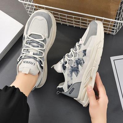 Outdoor Dicke Plateau Mesh Obermaterial Herren Casual Sneaker Stilvoll Niedriger Preis Trend 2025 Sommer Atmungsaktiv Laufen Männliche Sportschuhe