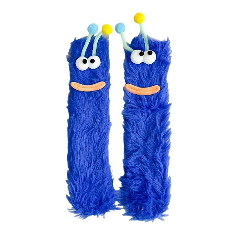 Women Thicker Warm Fuzzy Socks Plush Warm Winter Socks for Sleep Home,Soft Cosy Socks Funny Ankle Crew Socks Streetwear