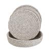 12cm*12cm Cotton Rope Heat Resistant Woven Coasters Handmade Multiple Colors Creative Coffee Cup Pad Chic Accessories