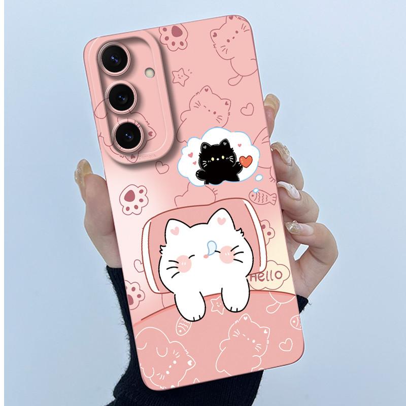Case For Galaxy S25FE Cute Panda Sweet Girls Cats Silicone Soft Back Cover For Samsung Galaxy S25 FE 5G Bumper Protective Casing