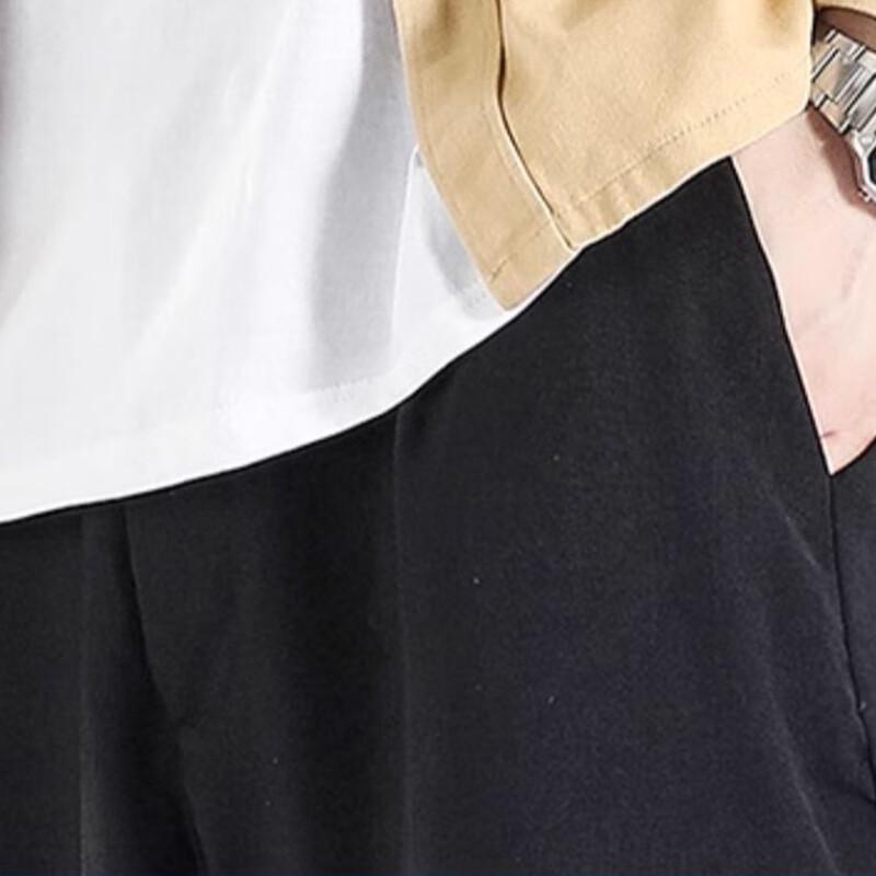 GLM Men's Summer Straight Leg Casual Pants