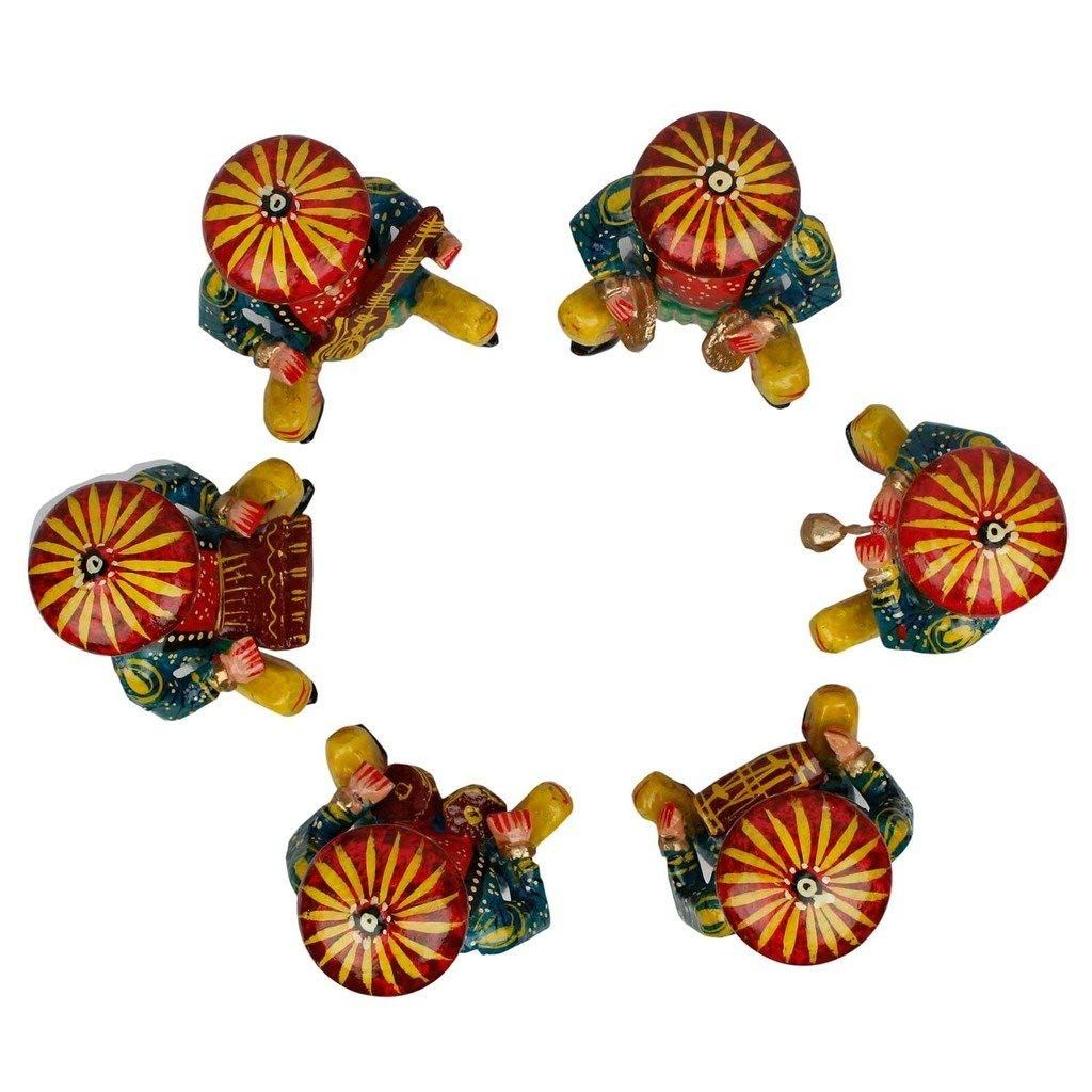 Wood Musician Bawla Toy Set, Standard, Multicolour, 6 Piece.