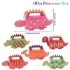 Cartoon Dinosaur Theme Cake Toppers Cute Dino Balloon Decorations Banner Tableware Set Birthday Party Supplies Baby Shower Favor