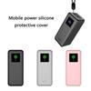 Heat Resistant Silicone Sleeve Case Compatible for 20000mAh 130W Powerbanks Shell Dustproof Design for Travel