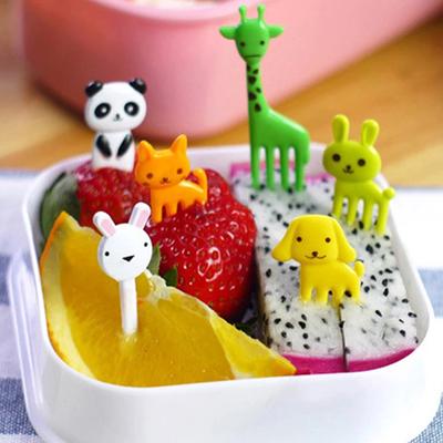 6/10ks/Packmini Cartoon Children Snackcake Dezert Výběr Bento Lunchesdekorace