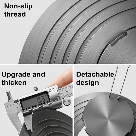 Gas Stove Heat Diffuser with Hanging Handle Removable Heat Transfer Plate for Slow Cooking Stew Pan-Fry Non-Slip Metal Simmer Plate for Even