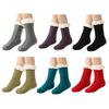 1 Pair Cashmere Socks Slipper Socks with Non-Slip Dots Winter Thick Home Sleep Socks for Women And Elderly