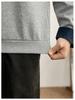 Men's Loose-Fit Lapel Patchwork Hoodie Polo Shirt - Edgy Autumn Long-Sleeve Top