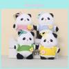 Soft Panda Plush Keyring With Short Plush Material For Kids And Teens