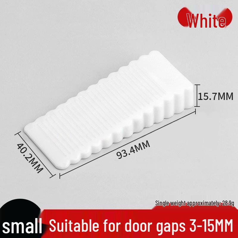 No-Drill Rubber Door Stopper: Anti-Collision, Windproof, Silent, Mobile, Safety Floor Mount.