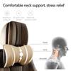 Car Driver Pillow Space Memory Foam Car Lumbar Support Back Cushion Car Seat Neck Pillow Washable Auto Pillow Cushion