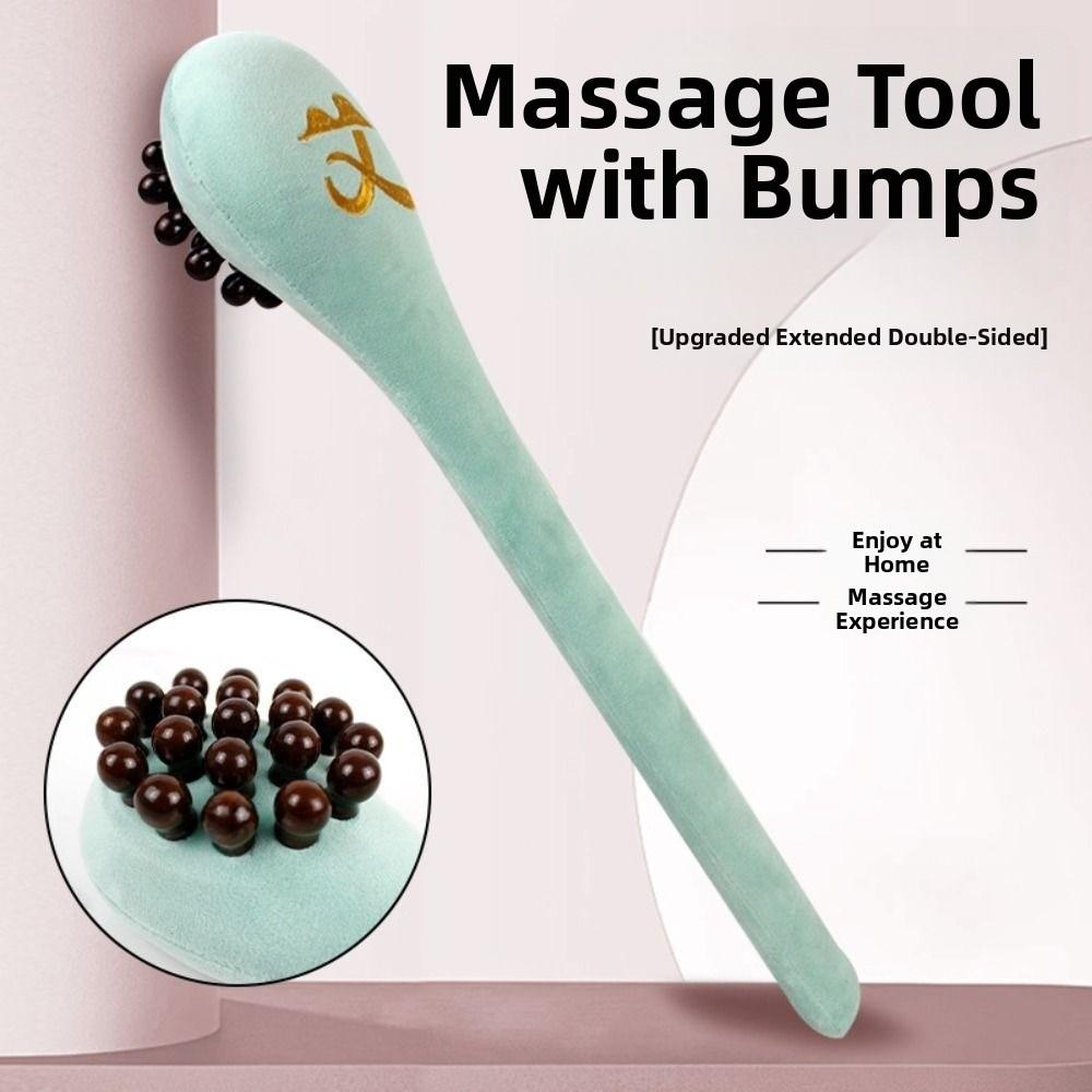 Multifunctional Meridian Massage Stick Portable Design Back Tapping Tool Massage Hammer  Unisex
