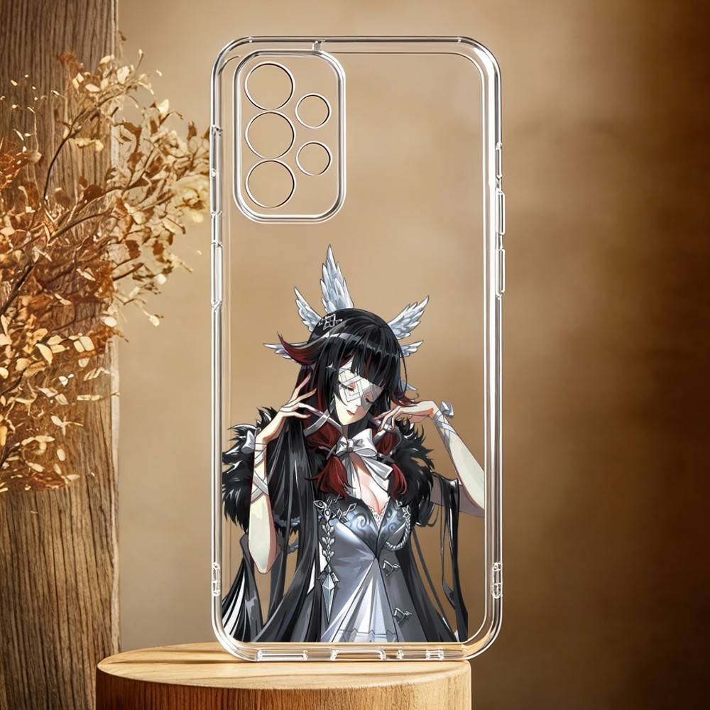 

C-Colombina Genshin Phone Case For Samsung Galaxy A71,A70,A52,A51,A40,A30 Transparent Cover Samsung a40