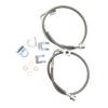 2PCS Rear Brake Lines OEM Part Number 89708 Extended For 4-6in Lift For Jeep For Wrangler JK Replacement Car Accessories