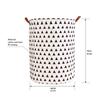 Large Laundry Basket Waterproof Dirty Clothes Toy Storage Basket Cotton Linen Cloth Portable Dirty Clothes Basket Room Organizer