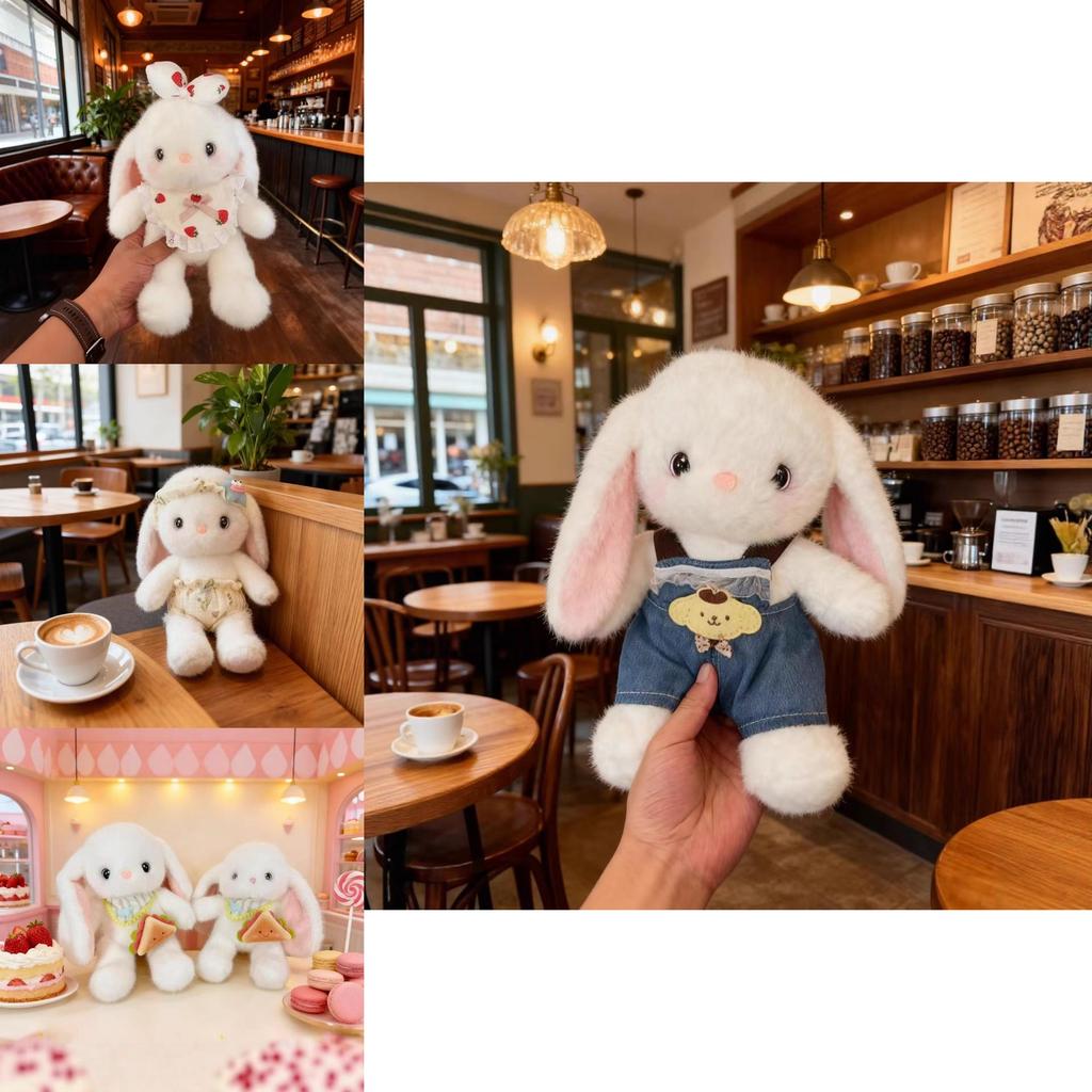 Plush Bunny Toy With Pp Cotton Filling For Kids And Adults Perfect For Comfort And Gift Use