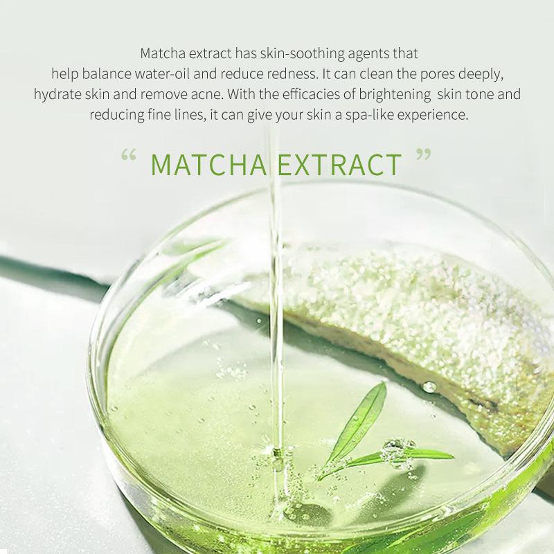 Longjing Matcha Green Mud Mask Cleansing Hydrating Moisturising Mask Bag Pack