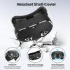 YipuVR Silikon-Abdeckungsset für MetaQuest 3S, Oculus Quest 3S Zubehör, VR Silikon-Schutzabdeckung, Controller-Griffabdeckung, VR-Gesichtsabdeckung, Linse