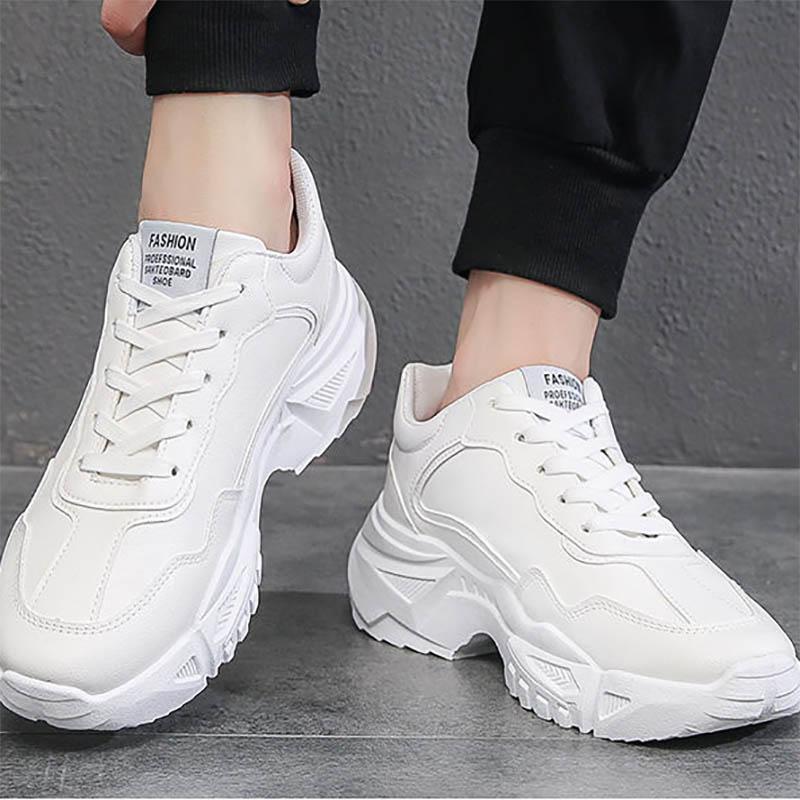 Pánské boty Ploché boty Univerzální Prodyšné Zvýšené Silná podrážka Ležérní Sportovní Běžecké Tatínkovské boty Korejská verze Tenisky