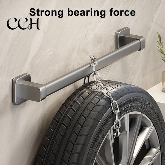 Self-stick Towel Rail Self-Adhesive Rack Hand Bar Strong Load-bearing Adhesive Shower Easy To Install Bathroom Wall Mounted Hanger