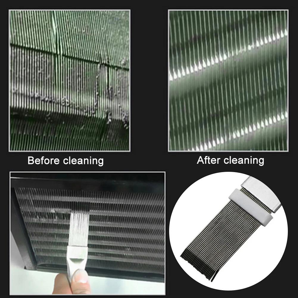 Universal Car A/C Radiator Condenser Fin Repair Comb Cooler Air Conditioner Straightener Cleaning Tools for Auto Cooling System