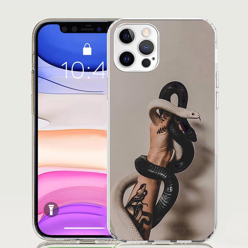 Animal Leather Snake Scales Phone Case for Apple iPhone 17 Air 16 15 Plus 14 + 13 Mini 12 11 Pro Max 7 8 SE 16Max Soft Shell Cov