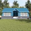Family Tent with Roof Blue and Grey 622 x 295 x 238 cm
