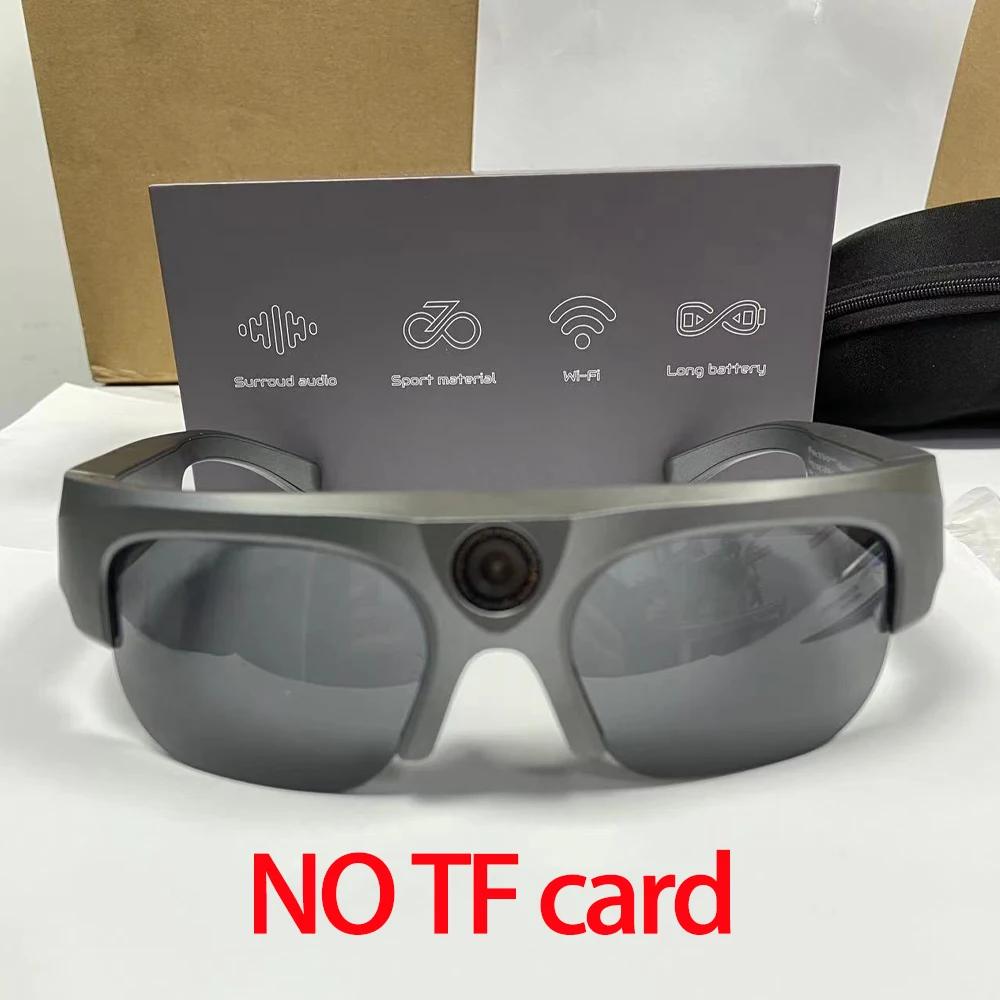 Multifunkciós Bluetooth Smart Glasses kamera, 2k fotó videó rögzítés, zene/hívás/sport/utazás/vezetés/üzleti napszemüveg