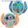 Creative Puzzle Maze Magic Transparent 3D Puzzle Speed Cube Rolling Ball Magic UFO Maze Toys For Children Stress Reliever Toys