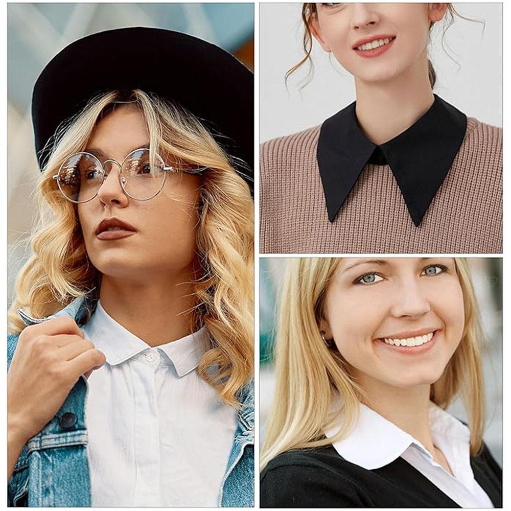 3pcs Collar Insert Blouse Women's Blouse Collar Insert Women's Shirt