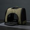 Cat Carrier Foldable Rectangular Pet Travel Bag Breathable for Everyday Outings